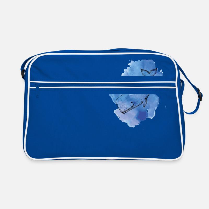 Whalecolour Retro Tasche
