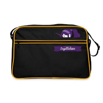Sagittaire / Zodiac Sagittaire - Sac Retro - noir/or - Devant