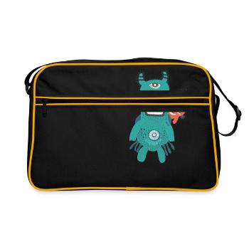 Hallowee n581 - Retro Bag - black/gold - Front