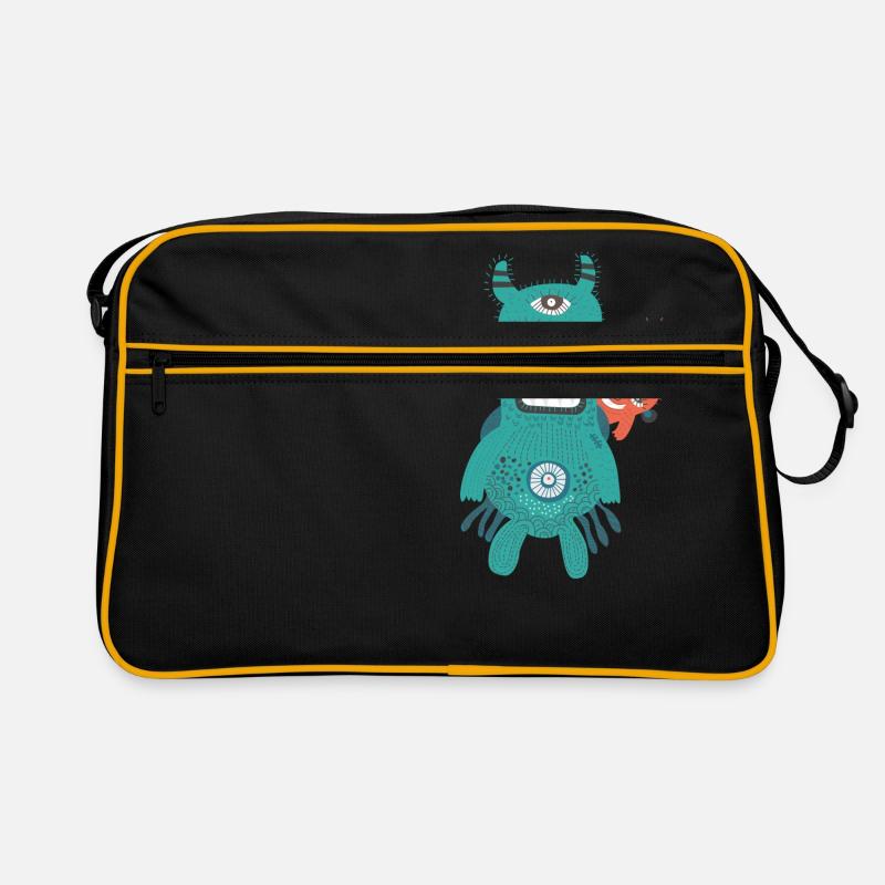 hallowee n581 - Sac Retro - noir/or