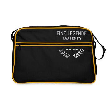 A legend becomes 66 - Retro Bag - black/gold - Front