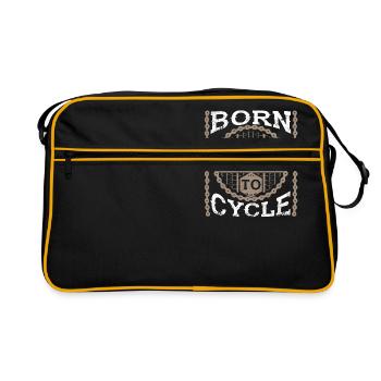 né à vélo moutainbike vélo 1993 - Sac Retro - noir/or - Devant