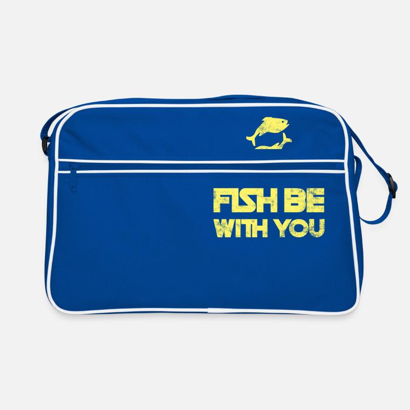 Pêche / Pêche / Pêche: Que le poisson soit avec Sac Retro
