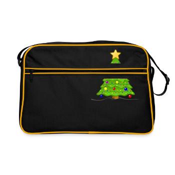 christma s553 - Retro Bag - black/gold - Front