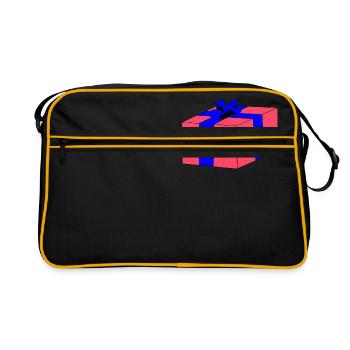 christma s672 - Retro Bag - black/gold - Front
