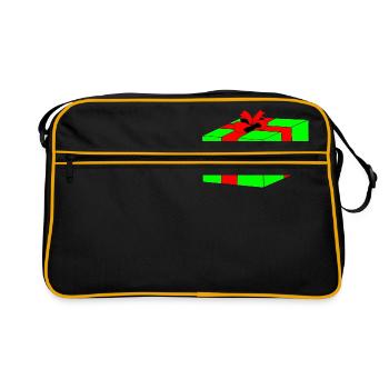 christma s671 - Retro Bag - black/gold - Front