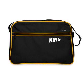 Camping roi - Sac Retro - noir/or - Devant