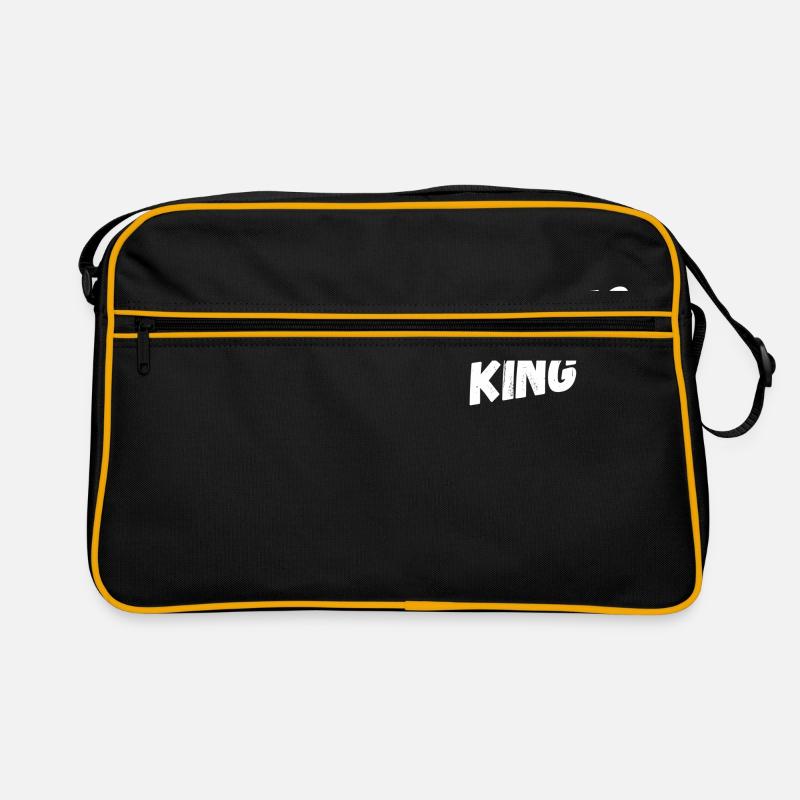 Camping King - Retro Bag - black/gold