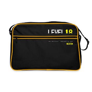 19ème anniversaire Niveau 18 Terminé Prochaine naissance - Sac Retro - noir/or - Devant
