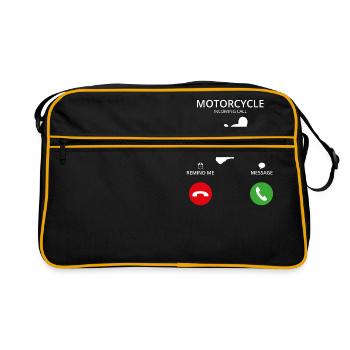 Call Mobile Phone - Retro Bag - black/gold - Front