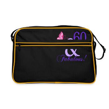 60 and Fabulous 1959 60th birthday - Retro Bag - black/gold - Front