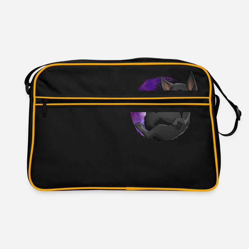 Kelpie Galaxy Black - Retro Bag - black/gold