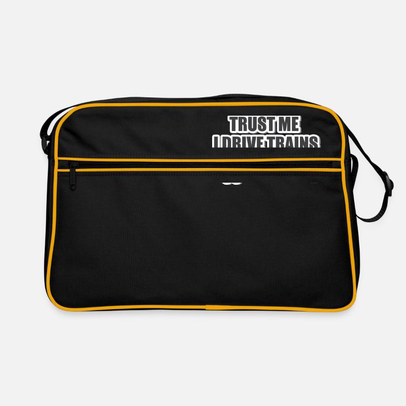 Lokführer, Zugführer, Eisenbahn, U-Bahn, ICE, Zug Retro Tasche