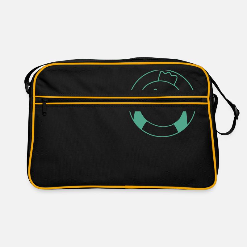 Kuririland - Sac Retro - noir/or