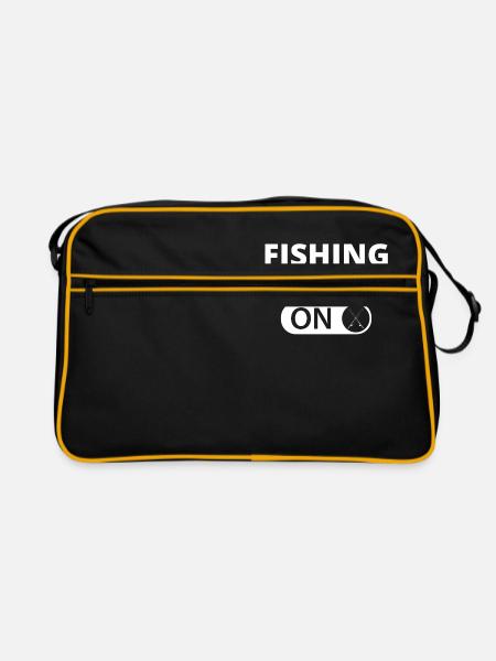 MODE ON FISHING angeln - Retro Tasche - Schwarz/Gold