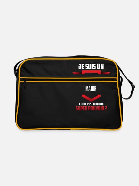 Major - Sac Retro - noir/or - Devant