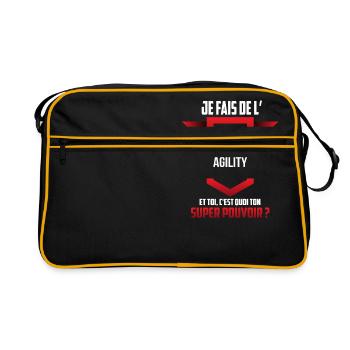 Agility - Sac Retro - noir/or - Devant
