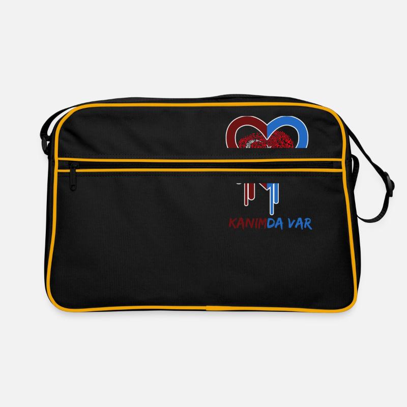 Kanimda Var - Retro Tasche - Schwarz/Gold