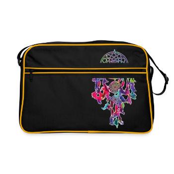 dream catcher - Retro Bag - black/gold - Front
