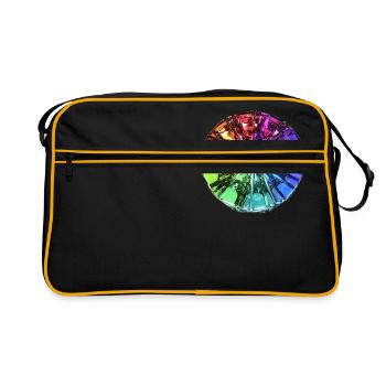 Colorful stone - Retro Bag - black/gold - Front