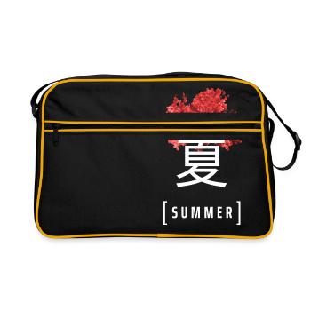NATSU - ÉTÉ - ÉTÉ - JAPONAIS - Sac Retro - noir/or - Devant