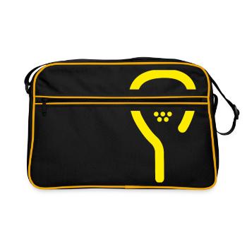 Padel Liège - Retro Bag - black/gold - Front