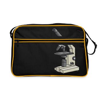 Microscope - Retro Bag - black/gold - Front