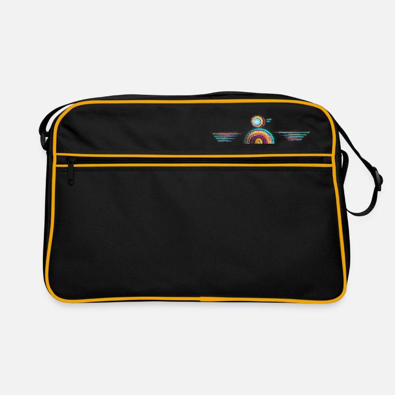 Oiseau coloré Sac Retro