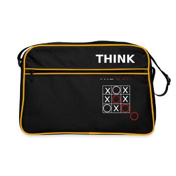 Sortez des sentiers battus - Sac Retro - noir/or - Devant