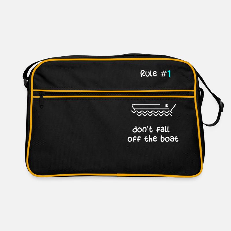 BATEAU DE CROISIÈRE - BATEAU DE CROISIÈRE VERT BLANC Sac Retro