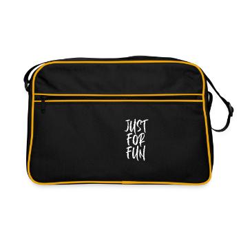 just for fun just for fun joy - Retro Bag - black/gold - Front