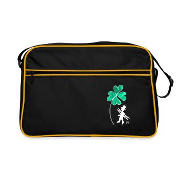 *BAM* be_lucky - Sac Retro - noir/or - Devant
