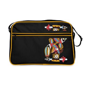 roi mort - Sac Retro - noir/or - Devant