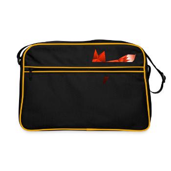 petit écaille - Sac Retro - noir/or - Devant