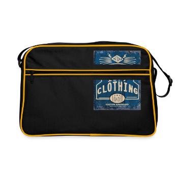 vêtements de surf - Sac Retro - noir/or - Devant