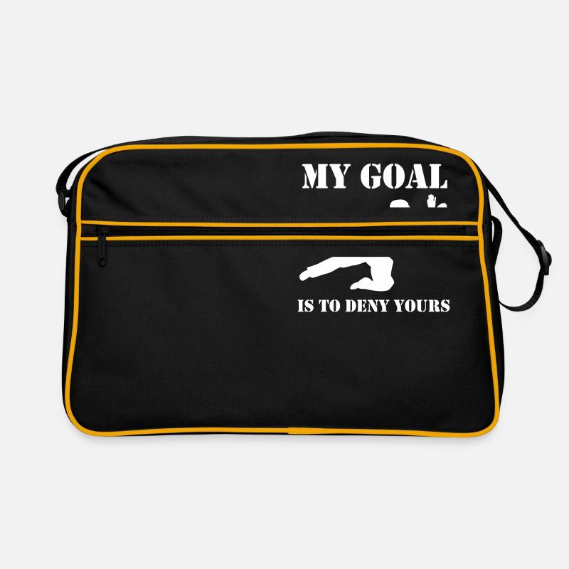 Floorball - Retro Bag - black/gold