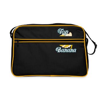 Banana - Top cadeau Banana - Sac Retro - noir/or - Devant