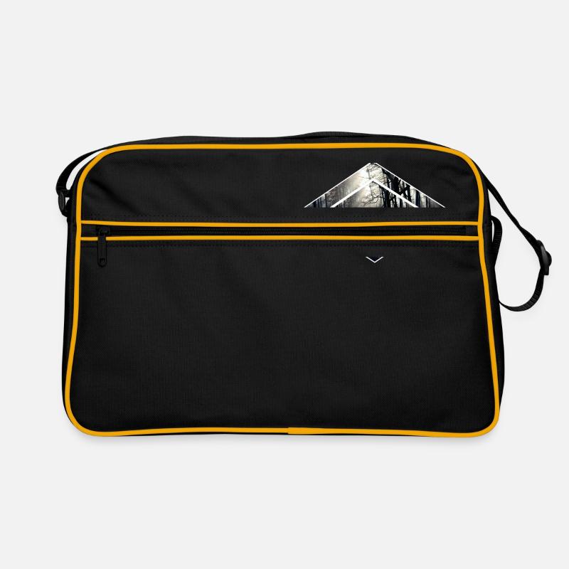 forêts Waldische dans la forêt - Sac Retro - noir/or