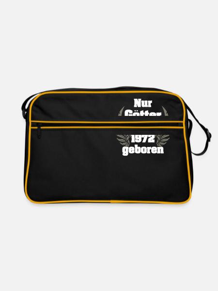 1972 - Retro Tasche - Schwarz/Gold