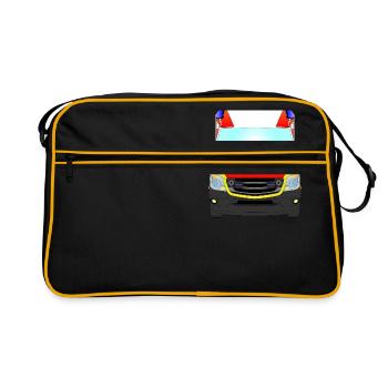 RTW - Retro Tasche - Schwarz/Gold - Vorne