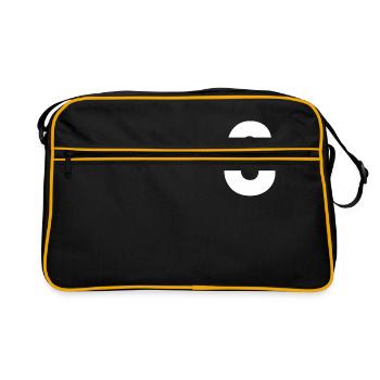 Number 3, number 3, 3, three, number three, three - Retro Bag - black/gold - Front