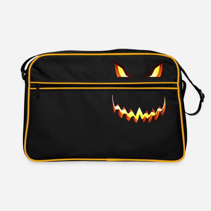 Halloween Pumpkin Wicked Face Dressing Pumpkin Retro Bag
