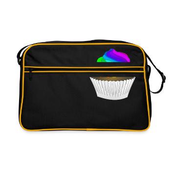 Cupcake - Retro Bag - black/gold - Front