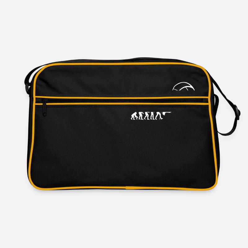 Kite Evolution - Retro Tasche - Schwarz/Gold