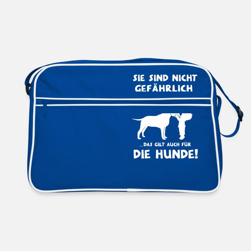 Sie sind nicht gefährlich Retro Tasche