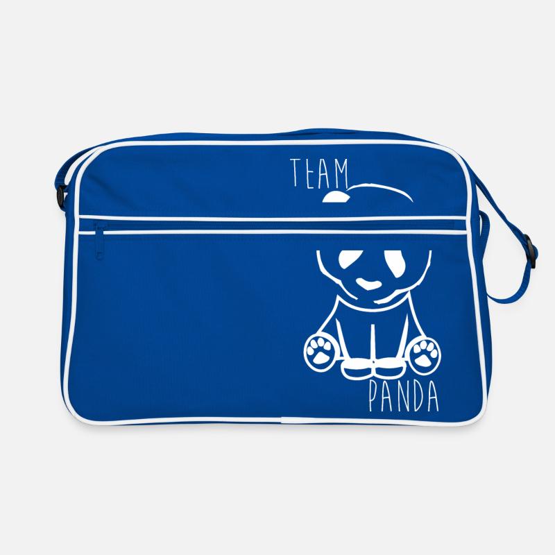 team panda blanc Sac Retro