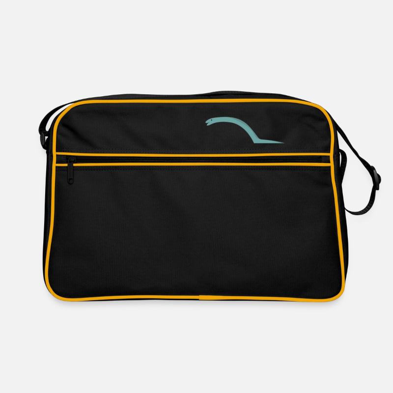 Funny comic Nessie Monster gift dinosaur Retro Bag
