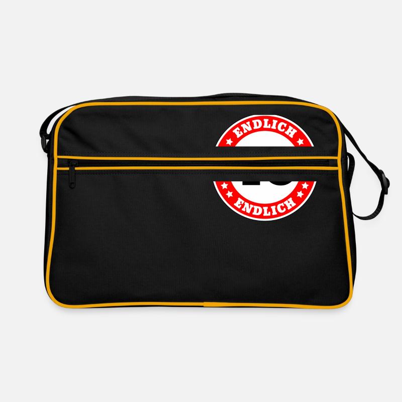 Endlich 46 Geburtstag Retro Tasche
