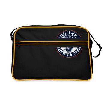 Keep It Oldschool - Retro Bag - black/gold - Front