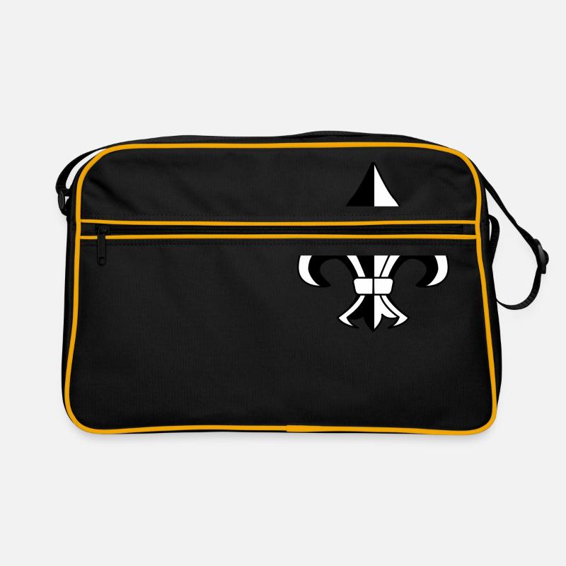 Fleur de Lis Retro Tasche